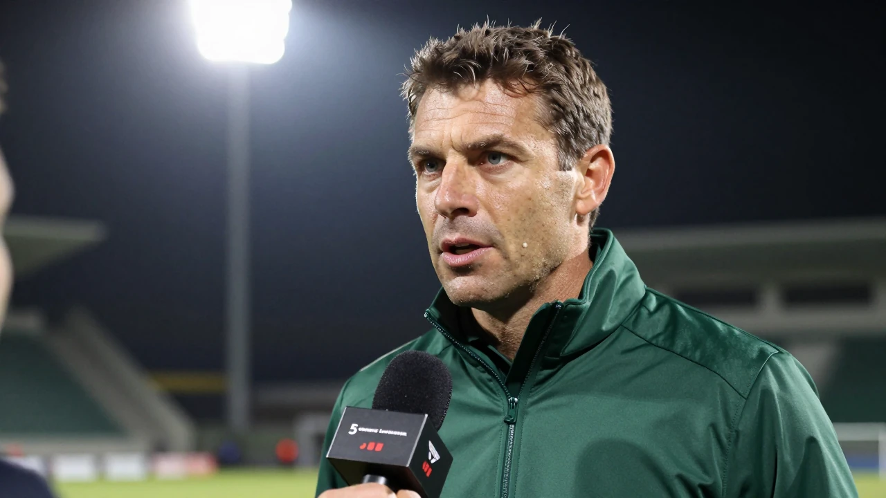 Coach Wojciech Jakubik stated his team's goal is promotion to the Ekstraklasa after their defeat to Lechia Gdansk, as...