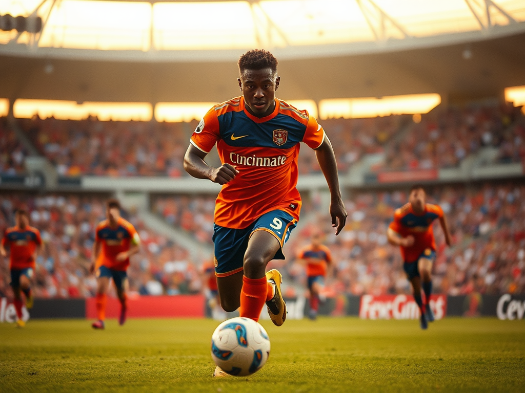 Cincinnati's midfield dynamics: B. Anunga's impact