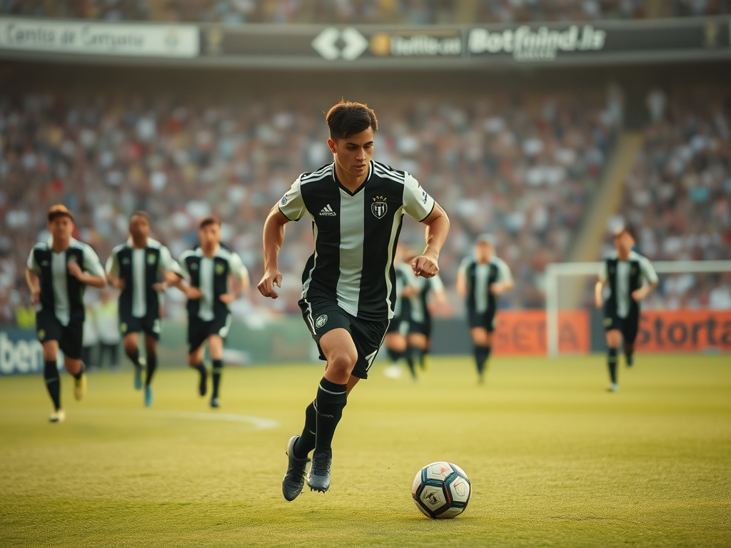 Botafogo's tactical performance on the field