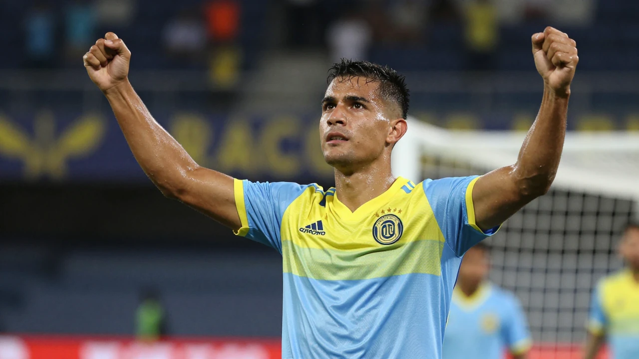 Ángel Di María anotó dos goles, uno de penal, para rescatar un empate 2-2 para Rosario Central ante Talleres en la Liga...