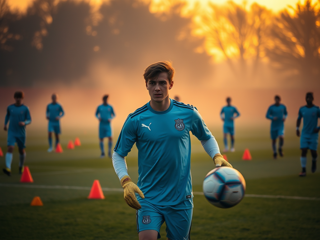 M. Bleve's rise as Carrarese's goalkeeper