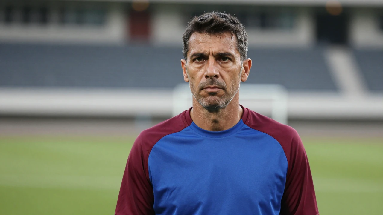 El entrenador de San Lorenzo, Néstor Gorosito, se encuentra bajo presión después de la derrota ante Huracán en el...