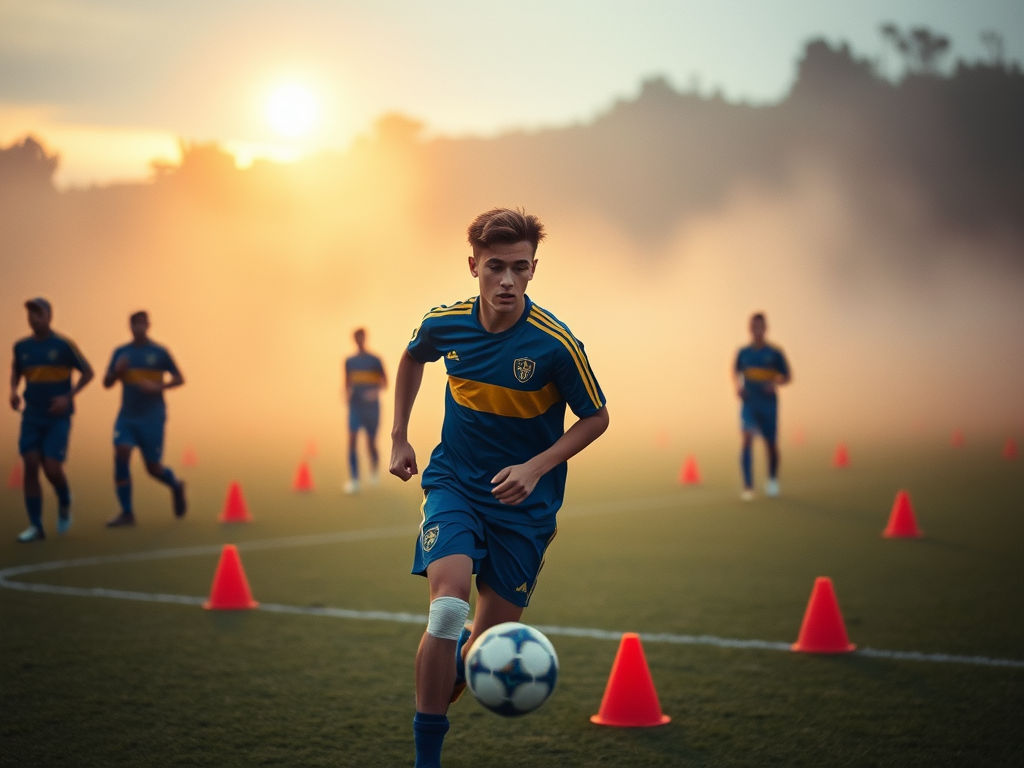 L. Brey: Rising star for Boca Juniors in Argentina's league