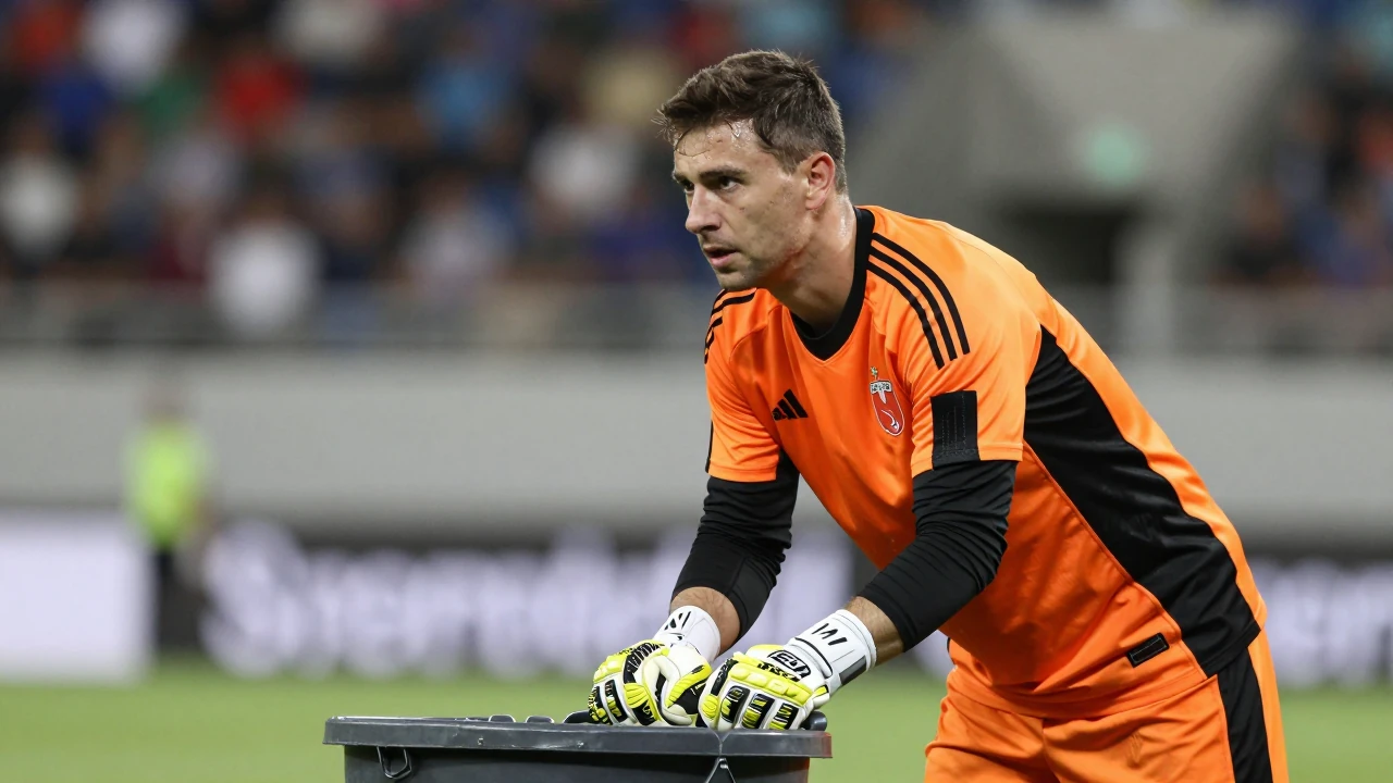 Tigres UANL perdió a Nahuel Guzmán tras una expulsión por empujar al árbitro en la Liga de Campeones de la CONCACAF...