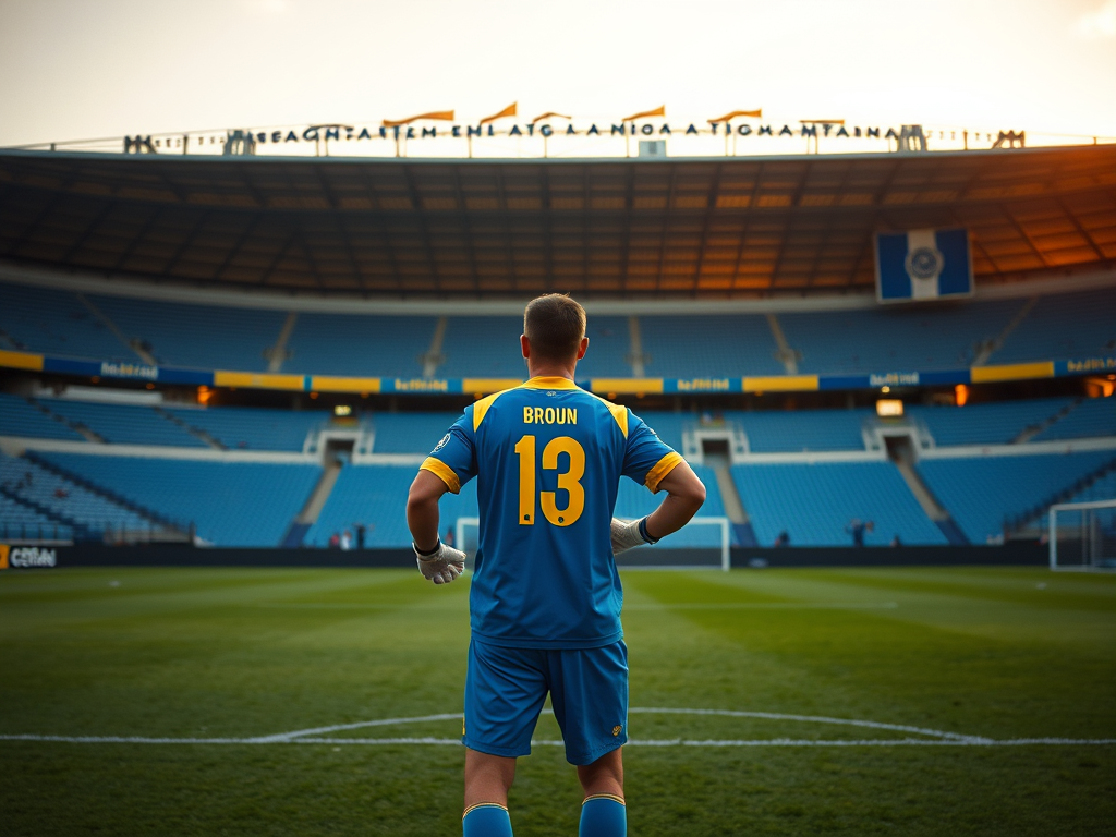 Goalkeeper J. Broun: Backbone of Rosario Central's defense