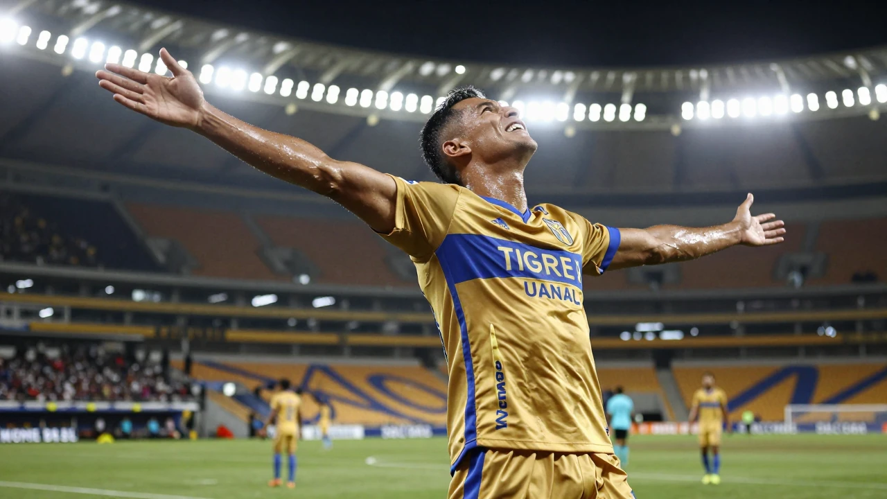 Juan Brunetta anotó desde el punto penal en el minuto 54 para darle a Tigres UANL una victoria vital por 1-0 que corta...