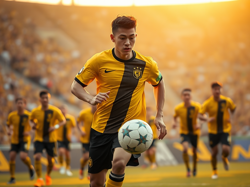 An Yongjian leads Meizhou Hakka's attacking charge