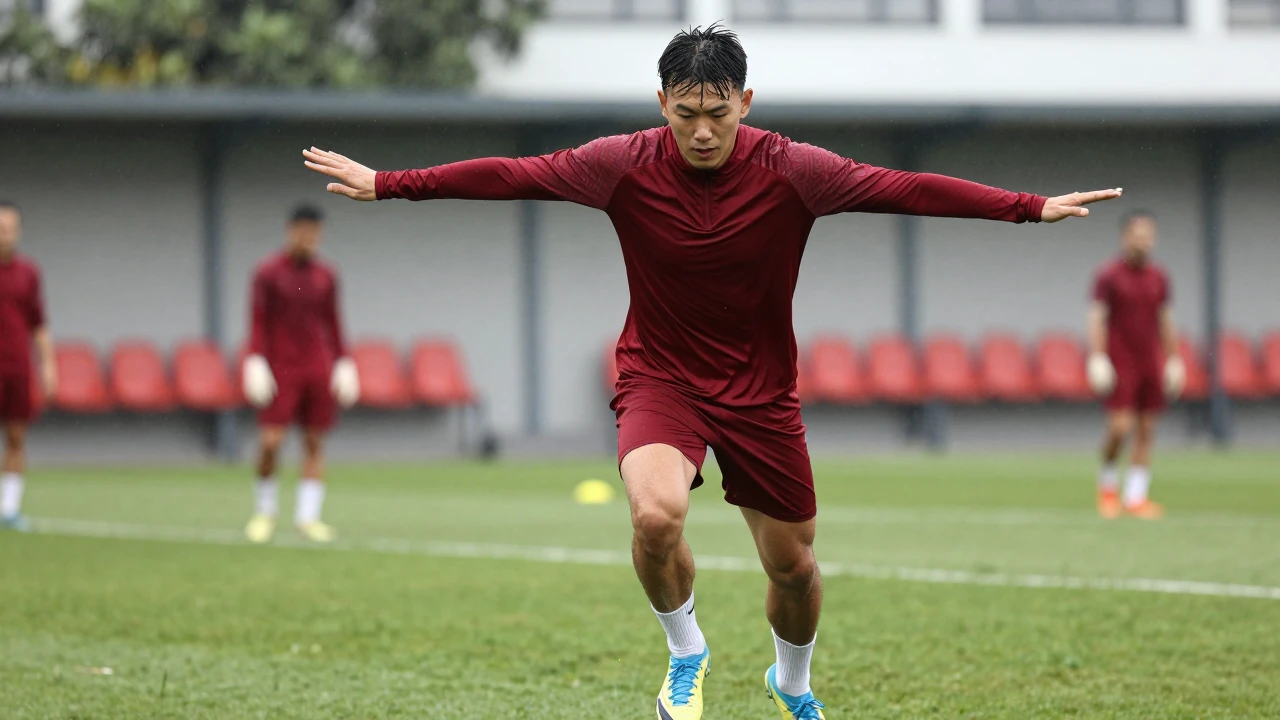 Trabzonspor trained under new head coach Thomas Reis at the Mehmet Ali Yılmaz Facilities ahead of their Süper Lig match...