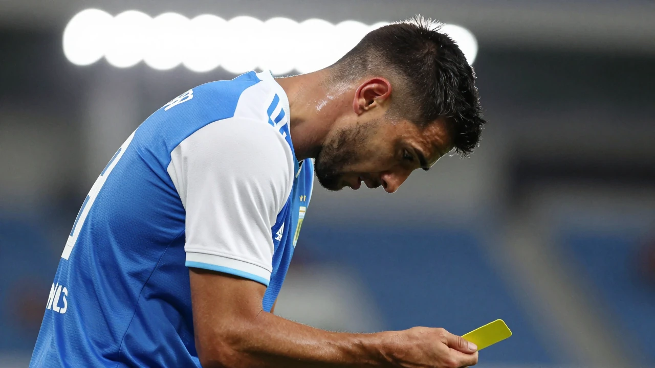 Racing's top scorer, Adrián Martínez, received a harsh suspension for an unjustified elbow in the match against Argentinos