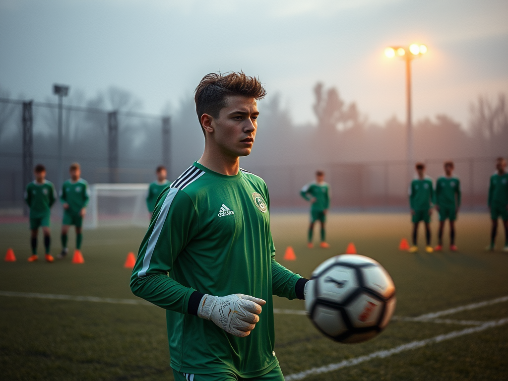 Michał Jerke - the new goalkeeper of Radomiak Radom