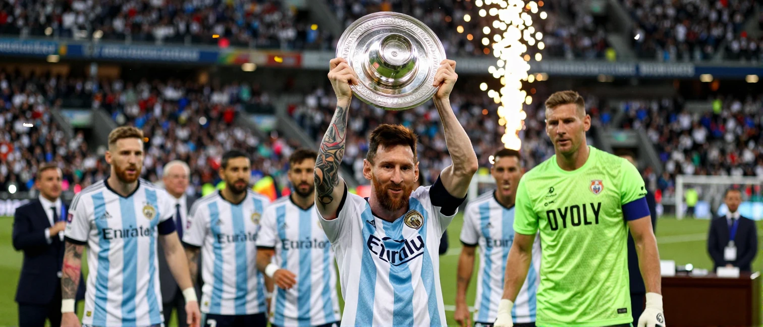 Argentina's World Cup gift: Messi and teammates study Pickford's bottle ahead of final