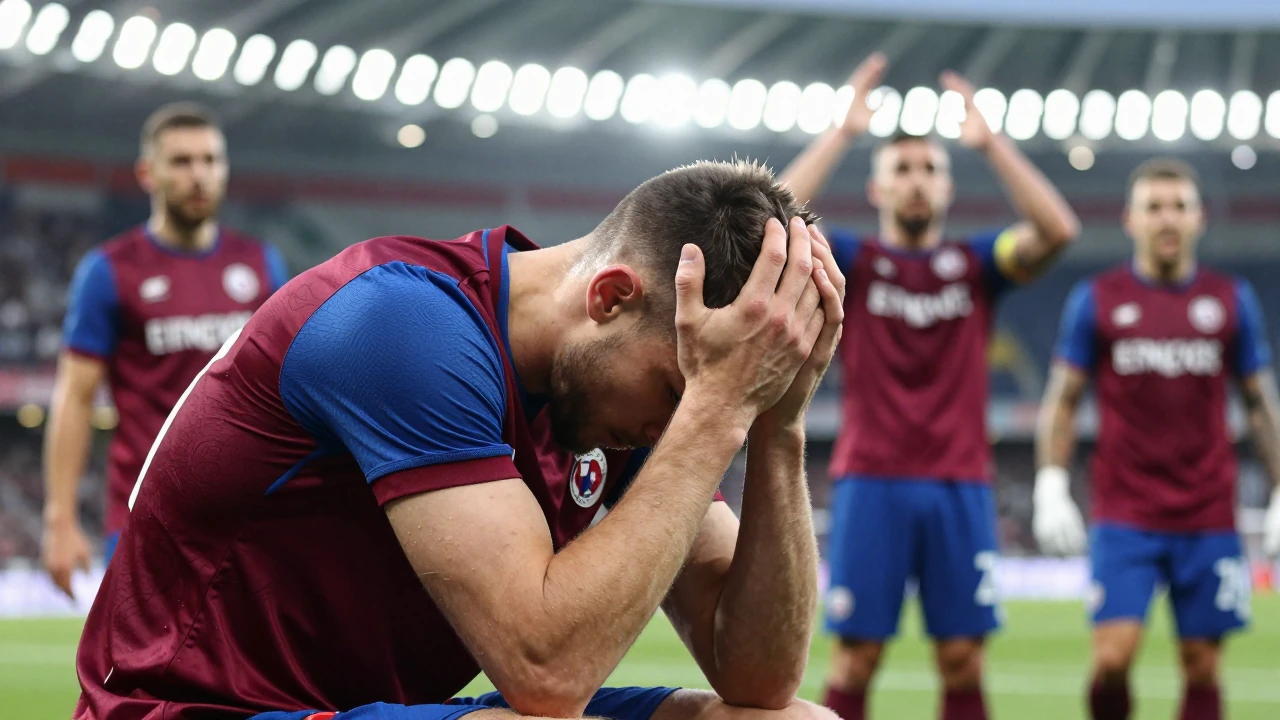 Trabzonspor, Ferencváros'a deplasmanda 4-0 yenilerek UEFA Avrupa Ligi'nden elendi ve yoluna UEFA Avrupa Konferans...