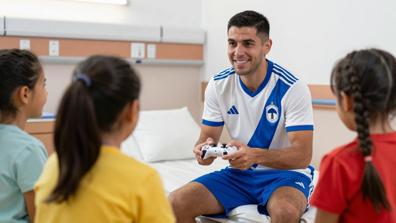 Club de Fútbol Monterrey y Orlando City visitaron el hospital infantil de Orlando, compartiendo momentos de alegría con...