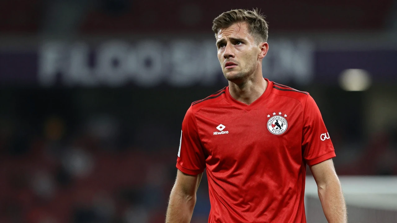 Felix Uduokhai was booked after 43 seconds and suffered a 4-0 defeat on his Union Berlin debut in the Bundesliga match at...