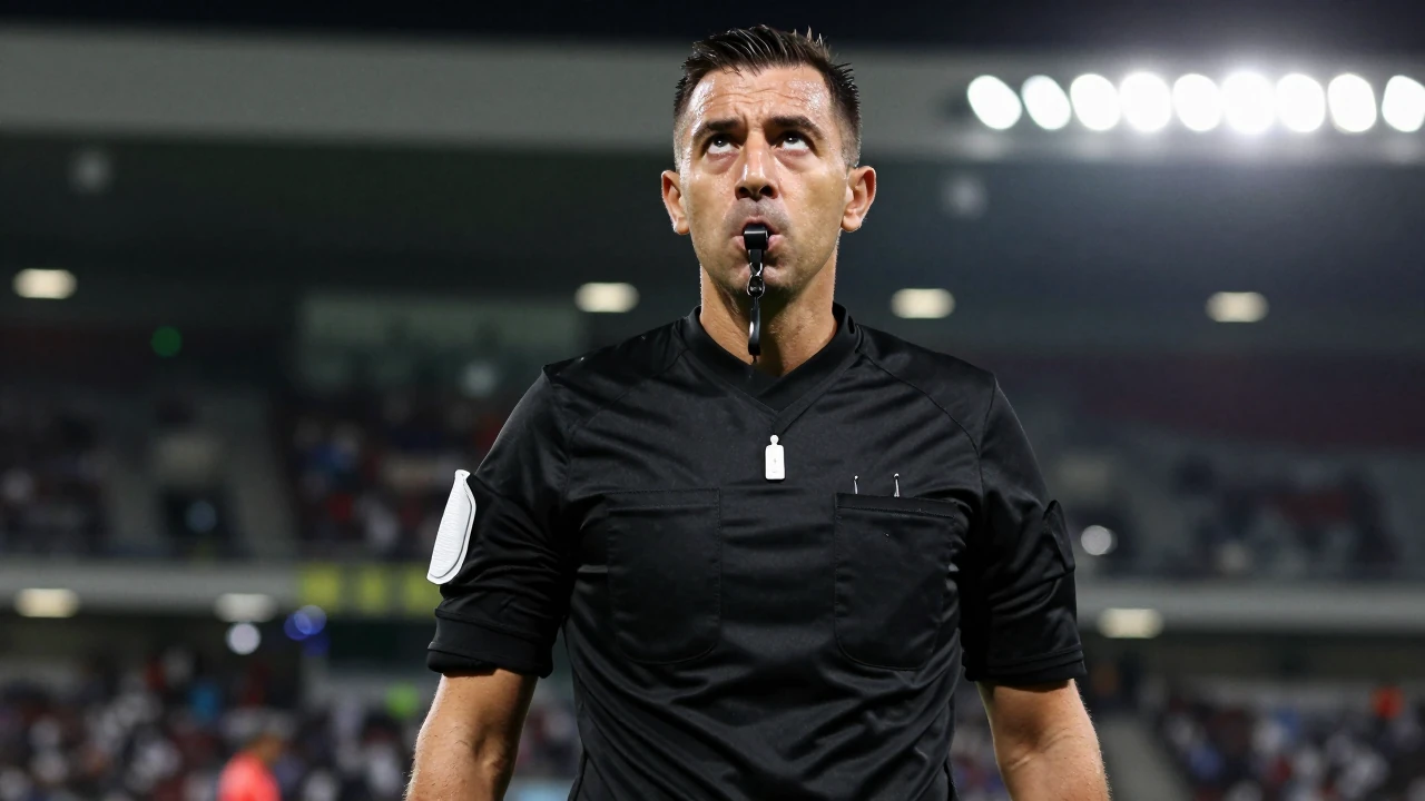 El árbitro Alireza Faghani describe la atmósfera 'increíble' del Estadio Azteca durante el partido de octavos de final...