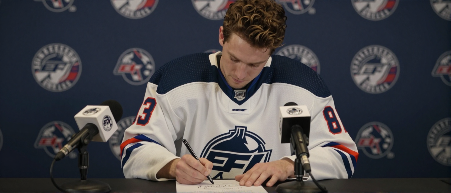 New York Islanders sign Malte Gustafsson to three-year entry-level deal