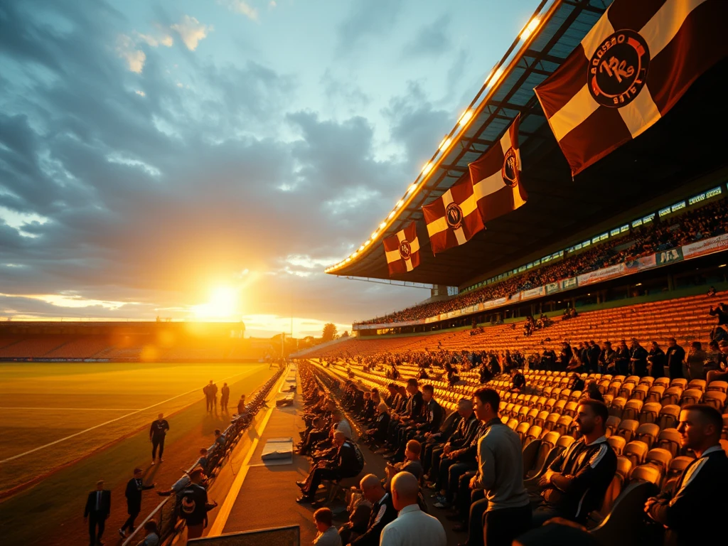 Under matchen mellan Orebro SK och Helsingborg föll en supporter ner på asfalten