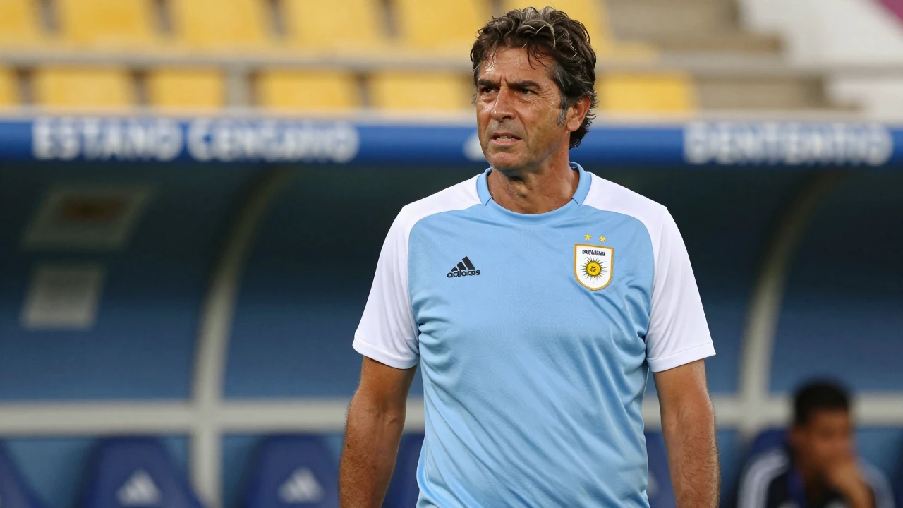 The story of Jonathan David dos Santos Duré, a midfielder for Club Atlético Progreso, who faced his son Agustín dos...