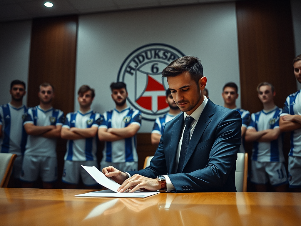 Iker Almena at HNK Hajduk Split: New midfield pillar