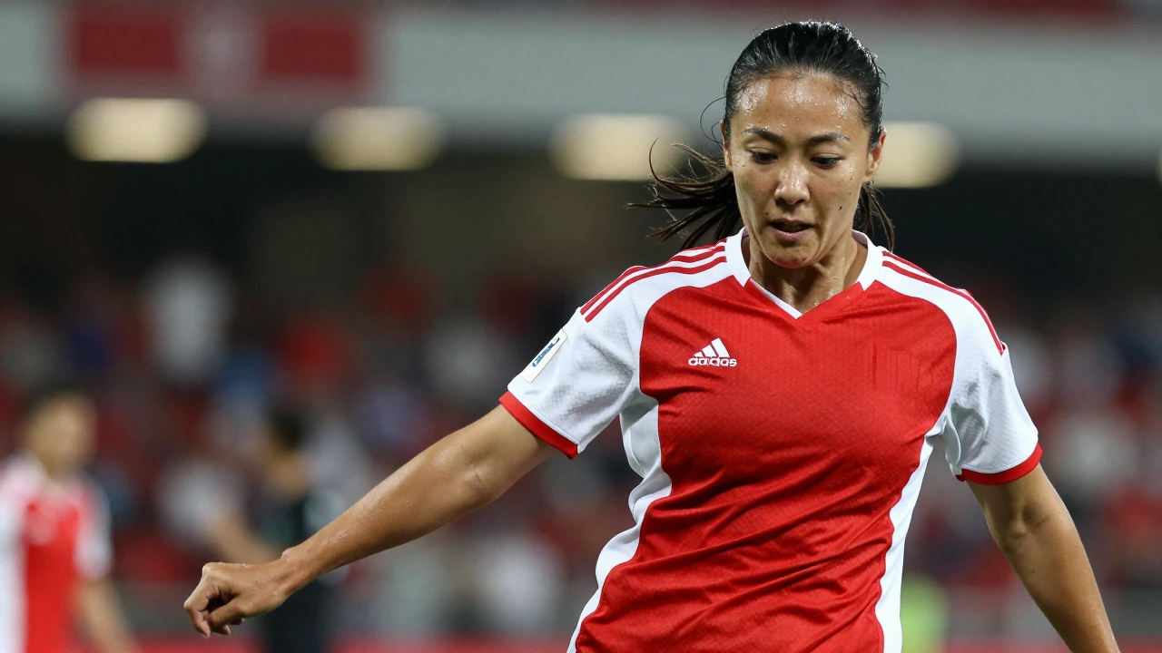 Guadalajara Chivas domina a Puebla 4-1 en el Apertura 2026; Alicia Cervantes celebra su primer gol, mientras el club se...