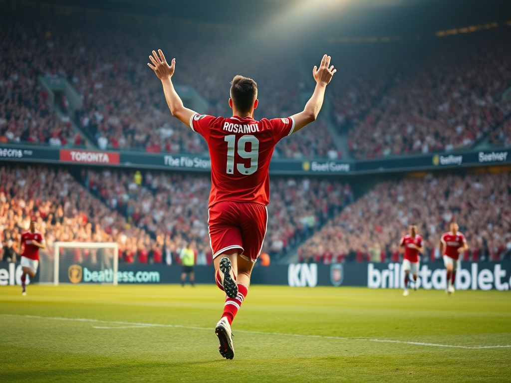 Toronto shines as A. De Rosario hits hat-trick