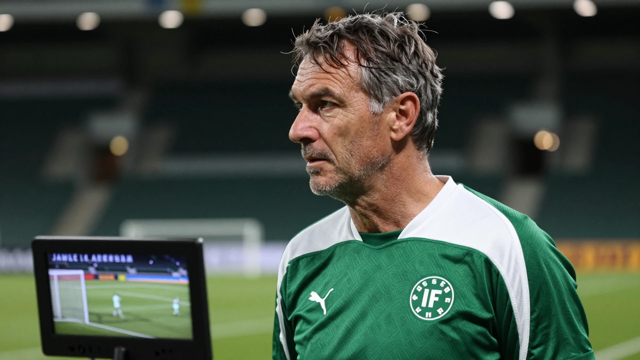 Östers IF: Tränaren Daniel Friberg kommenterar Östers vinst mot Ljungskile med 3-2 efter en 4-3-3 till 4-4-2 övergång