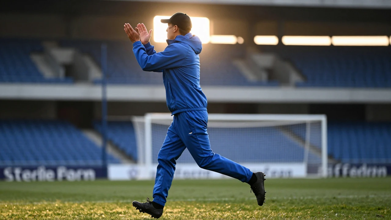 A Rangers supporter has been jailed for 16 months and banned from football for eight years after encouraging a mass pitch...