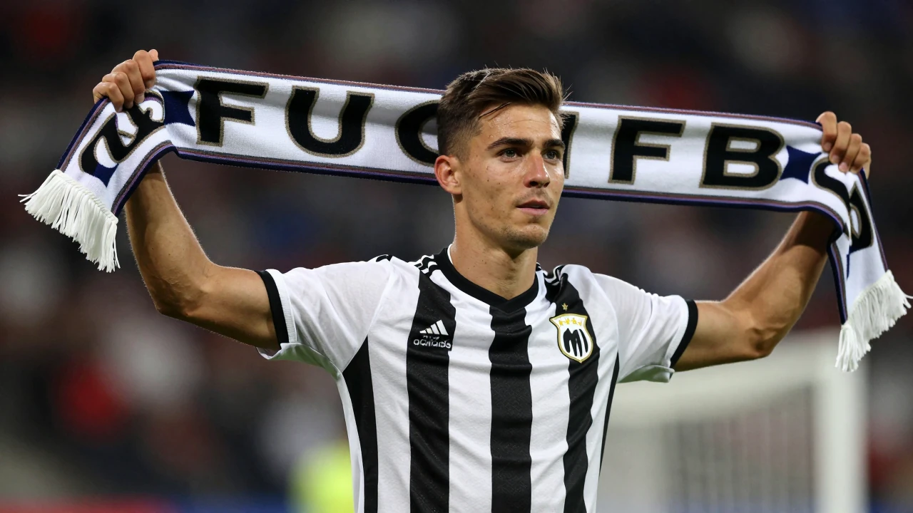 Notts County have signed defender Rosaire Longelo from Salford City on a three-year contract, strengthening their...