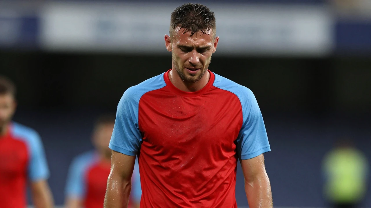 Larne's Champions League campaign came to an abrupt end after suffering a 5-0 second leg loss at Red Star Belgrade...