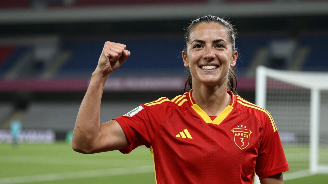 Partick Thistle's Imogen Lockcake netted on her 100th club appearance, but Celtic's Lisa Robertson headed a late winner...