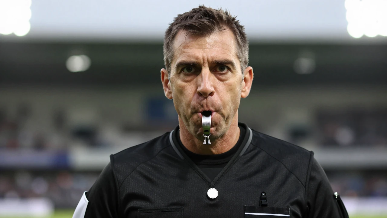 Veteran League of Ireland referee Neil Doyle officiated his final match, a 3-2 Louth derby win for Dundalk over Drogheda...