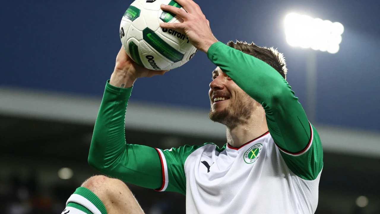 Coleraine FC's Patching scores hat-trick in Bannsiders' win against Glentoran, securing first treble of his career