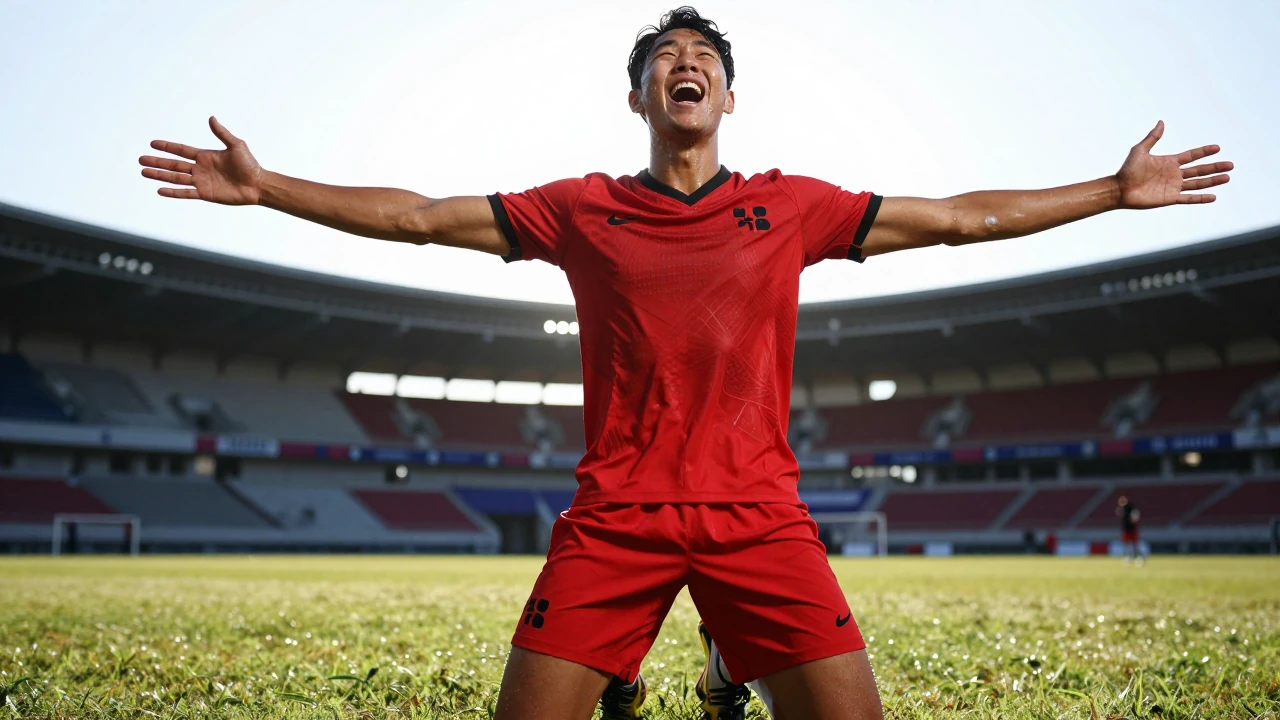 대한민국 U-23 대표팀이 82분 베준호의 결승골로 중국을 2-1로 제치고 아시안게임 결승에 올라 사상 첫 4연패에 도전한다