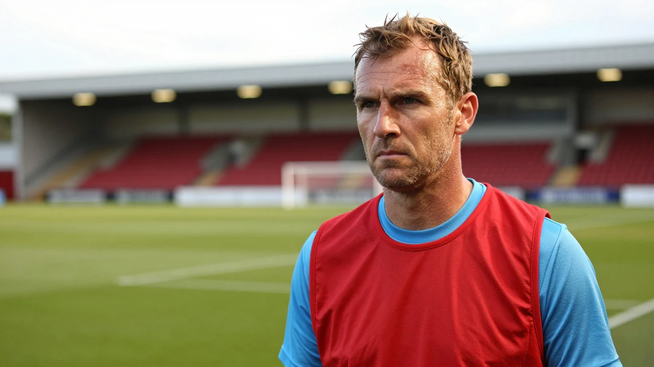 Aldershot Town salvaged a 1-1 draw against Kidderminster Harriers, despite playing with nine men, thanks to a late...