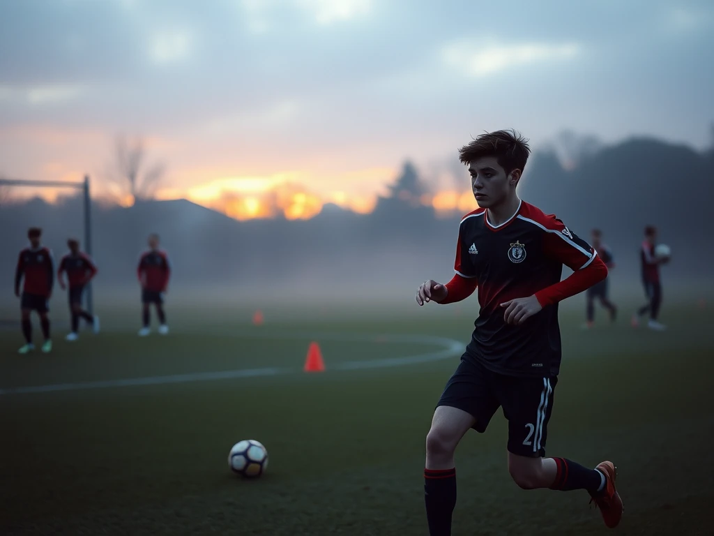 M. Lusty has emerged as a key player for Larne, showcasing his skills and determination