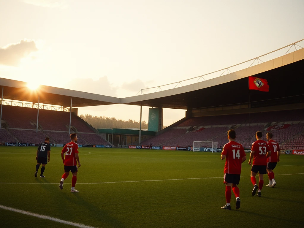 L. Budinauckas: The wall guarding Partick's goal