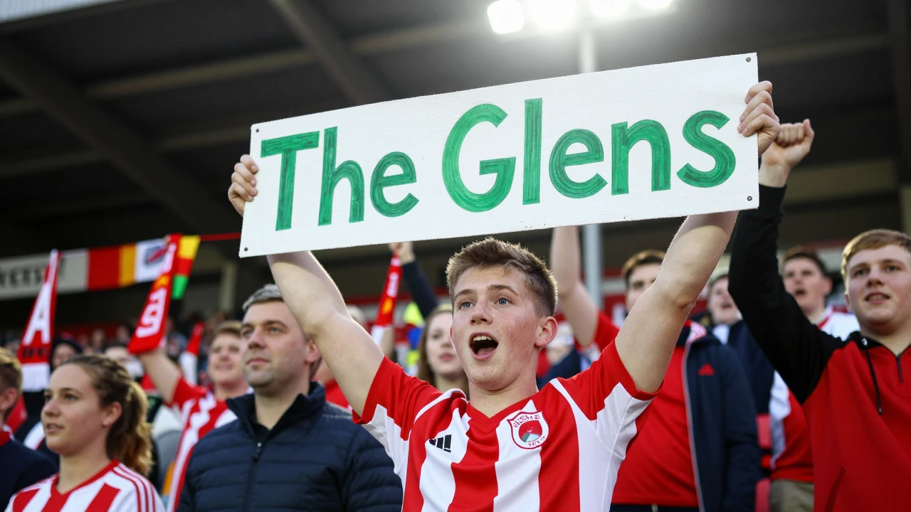 The atmosphere during derby matches at BetMcLean Oval is electric, fueled by passionate Glentoran supporters