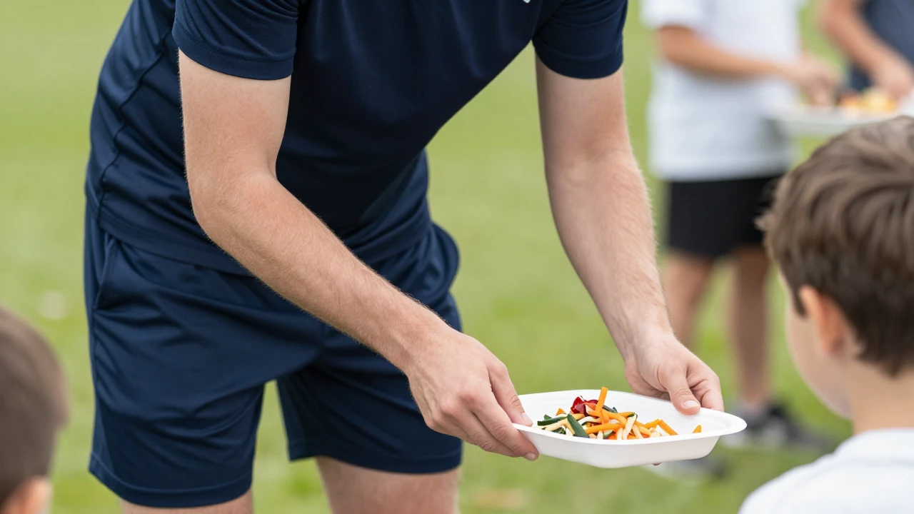 Glentoran's Social Partnership provides free lunches to 30-40 kids at Pitt Park summer scheme, easing family pressures