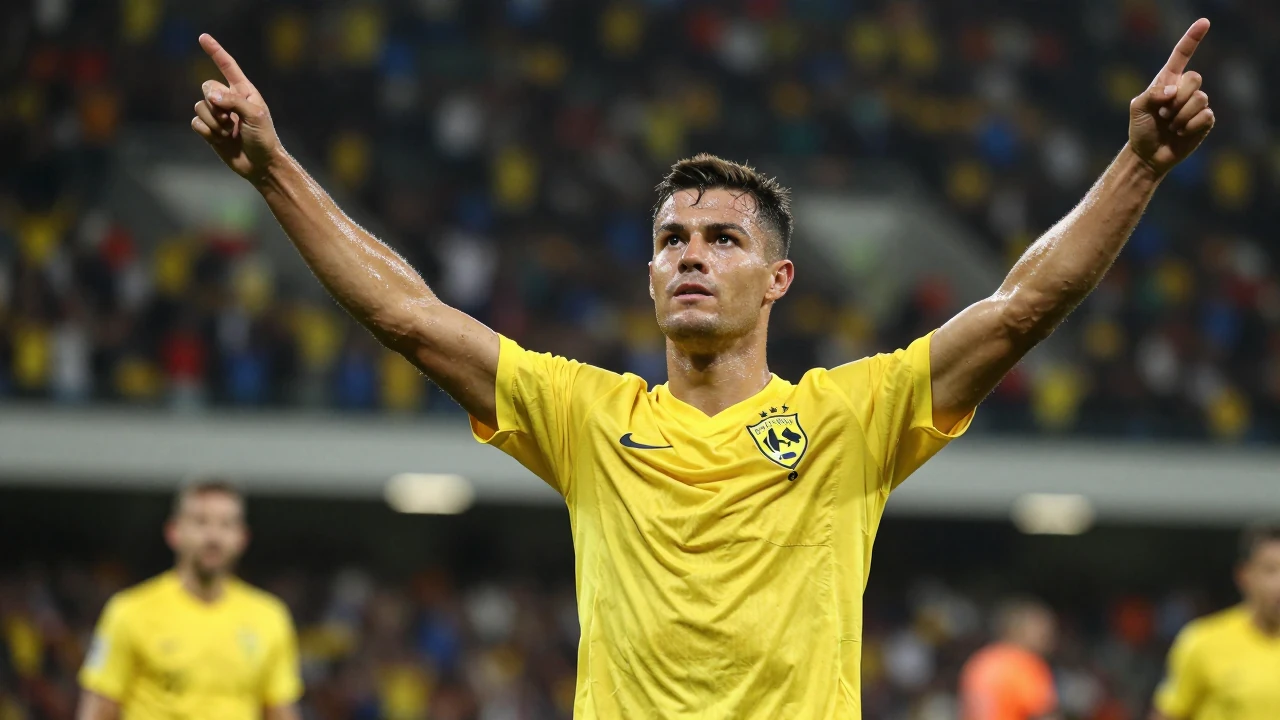 Mamelodi Sundowns FC are joint leaders after a 5-2 victory, with Brayan Leon netting a double to help the team reach 10...