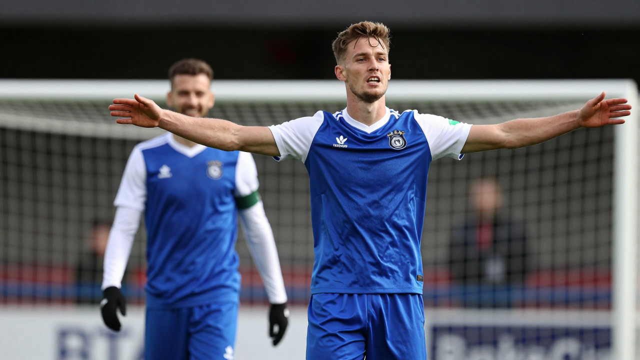 Colwyn Bay's Daniel Gosset scored twice as the Seagulls edged out a thrilling win against Caernarfon Town in the Cymru...