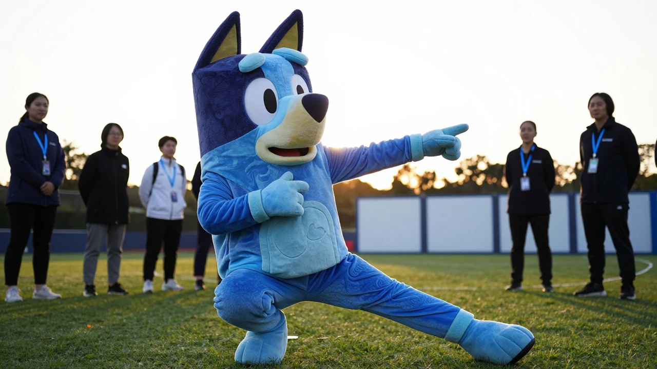 Barrow AFC mascot Bluey joined local teachers for a training day exploring the club's 125-year history, part of a...
