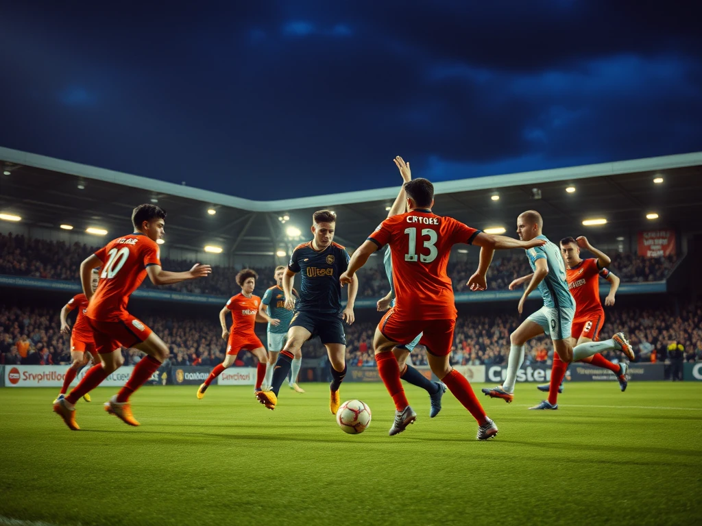 Llanelli AFC faces Penybont FC in the JD Cymru Premier 25/26 Phase 1, with players like Rio Booth and Josef Hopkins, get...