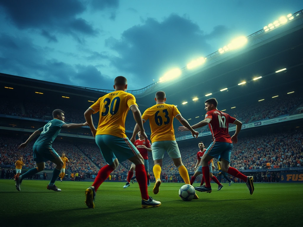 サッカー日本代表が勝利を目指す