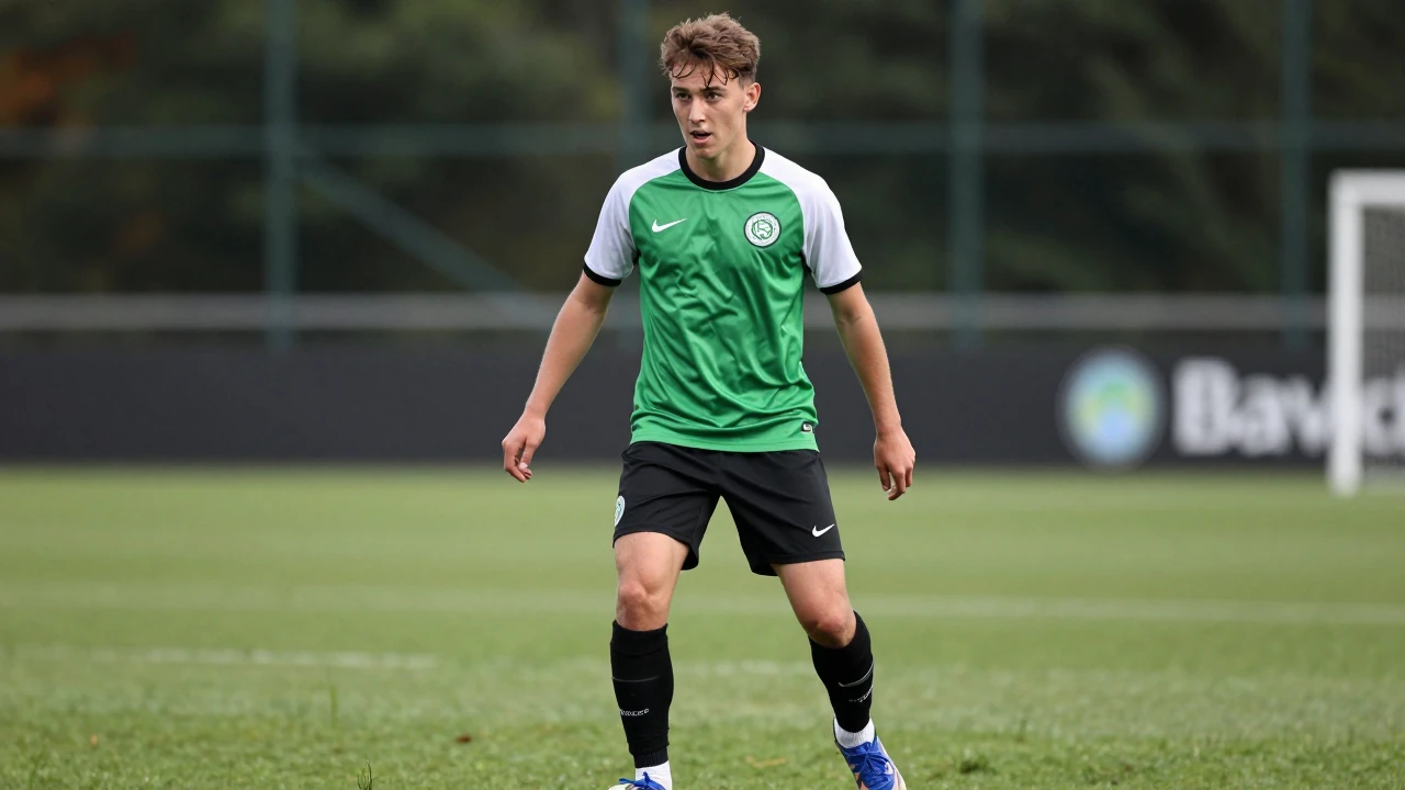 St Patrick's Athl. star Kian Leavy suffers freak injury in League of Ireland Premier Division match against Derry City...