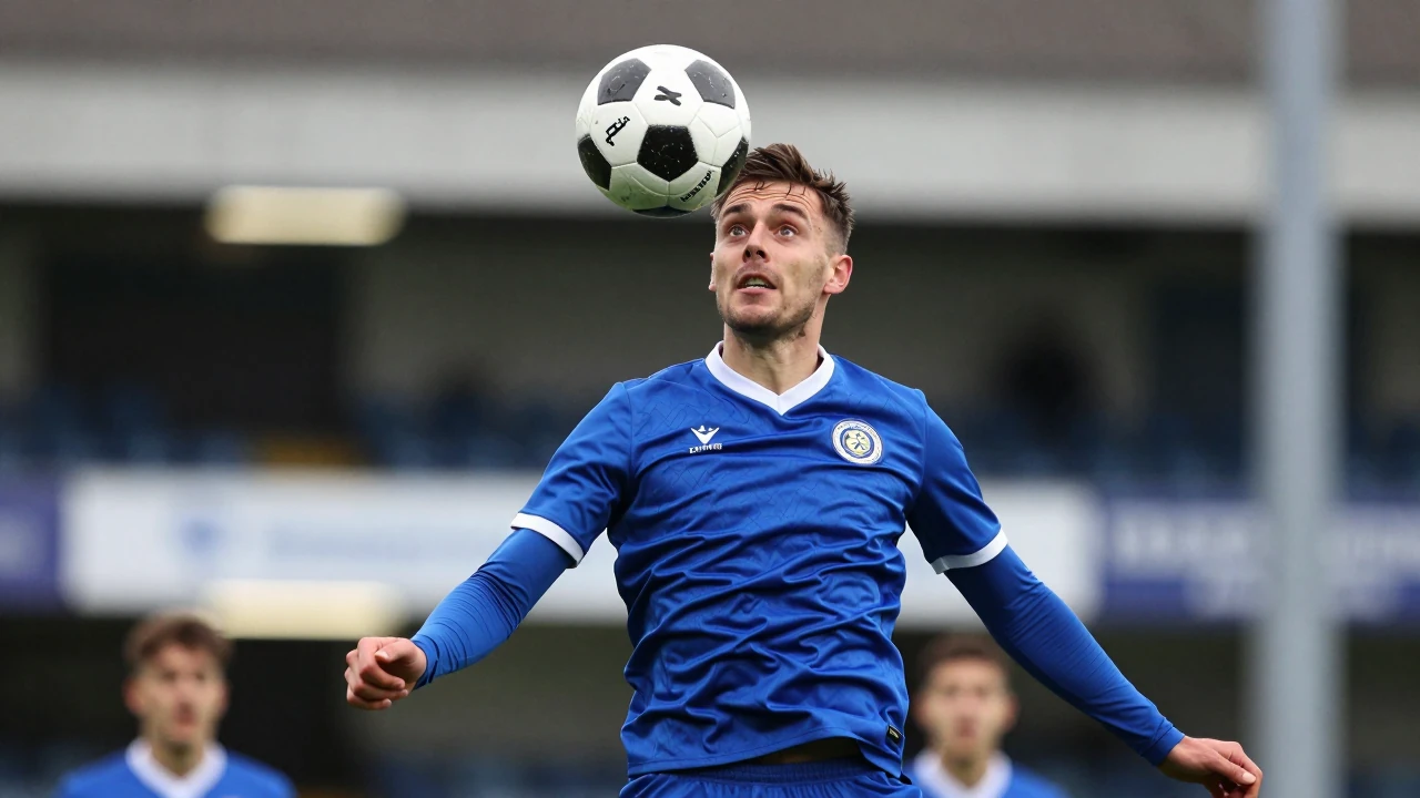 Linfield beat nine-man Carrick Rangers 1-0 through Ben Hall's header, securing a fourth consecutive league win and moving...