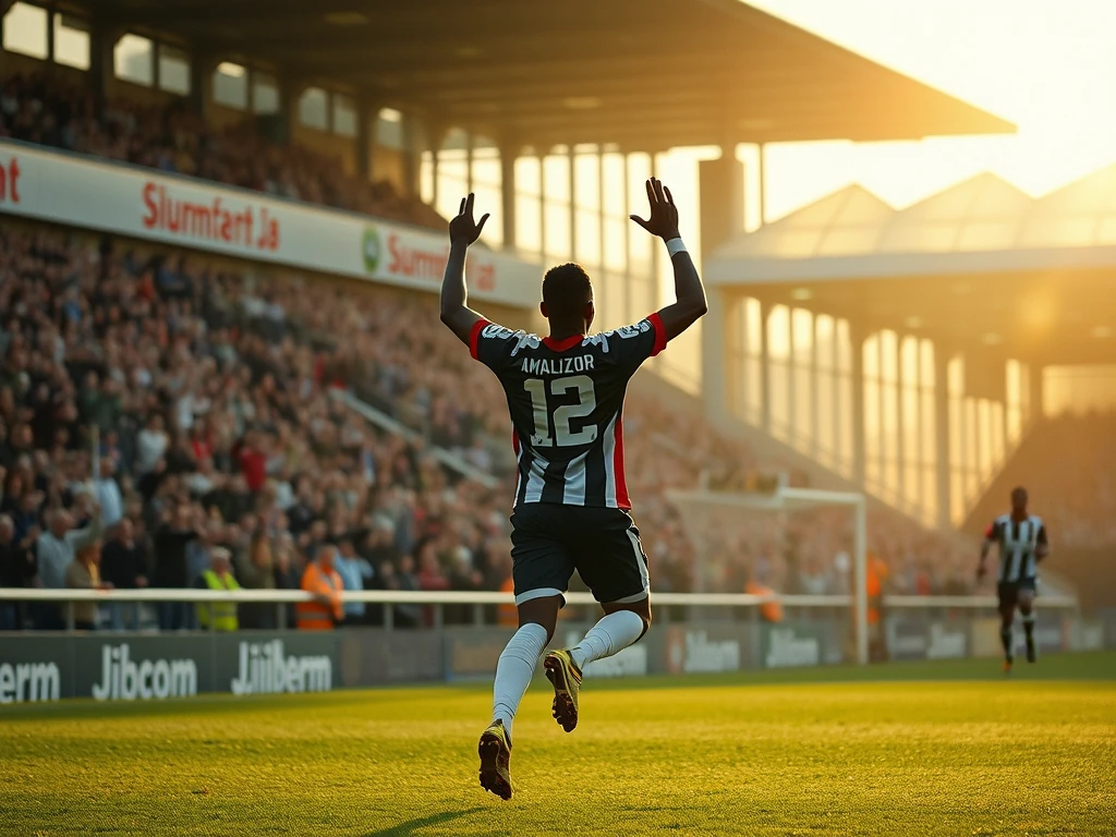 J. Amaluzor has emerged as a key player for Grimsby, scoring crucial goals this season