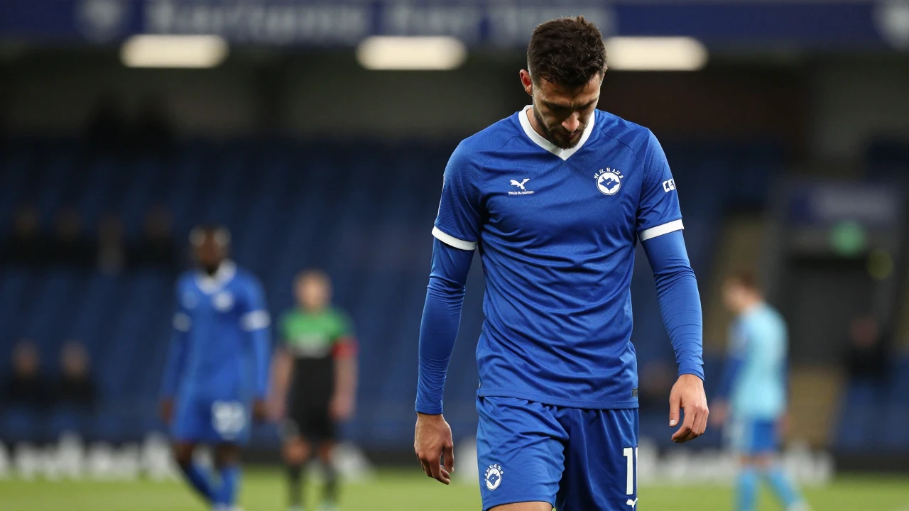 Rochdale lost 4-1 at home to Gillingham, finishing the match with ten men after Ed Francis's red card in the 60th minute