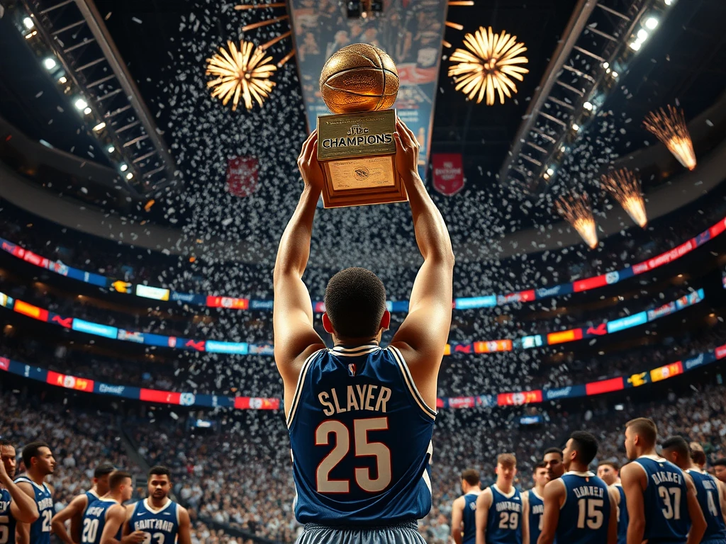 Stephen Curry of the Golden State Warriors congratulates Knicks' Mike Brown on winning the 2026 NBA Finals, marking a...