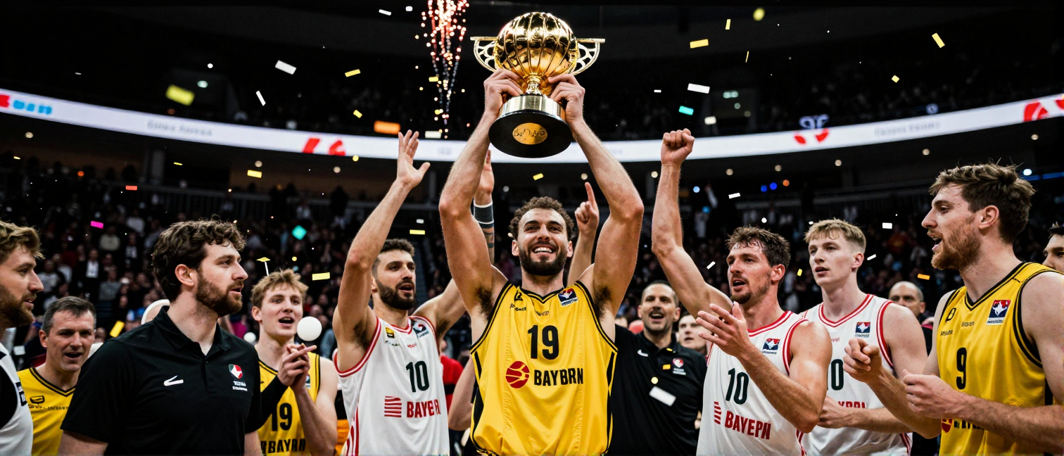 ALBA Berlin krönt sich zum Deutschen Meister nach 20-Punkte-Comeback
