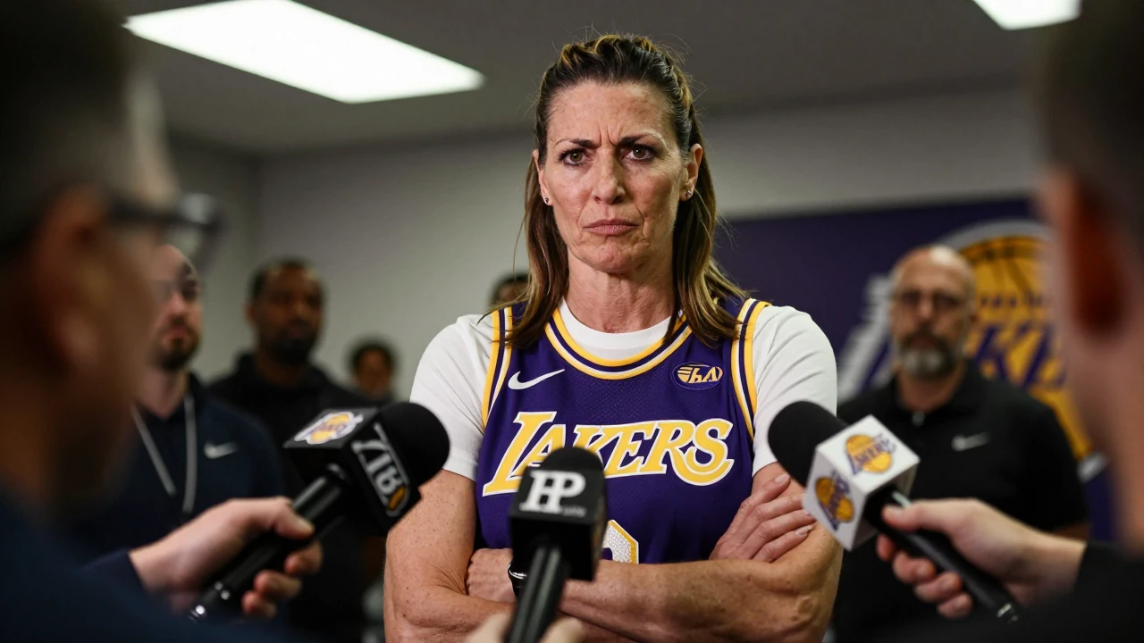 Los Angeles Lakers governor Jeanie Buss contests her siblings' plan to sell the family's 17.8% minority ownership stake...